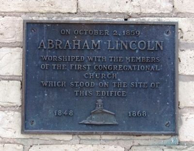 Abraham Lincoln Marker. Click for full size. Abraham Lincoln Marker image. Click for full size.