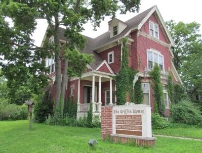 Dean-Griffin House and Marker. Click for full size. Dean-Griffin House and Marker image. Click for full size.