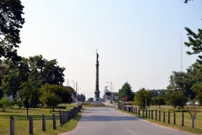 Michigan City Civil War Monument image. Click for full size.