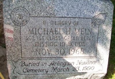 Michael H. Mein Memorial image. Click for full size.