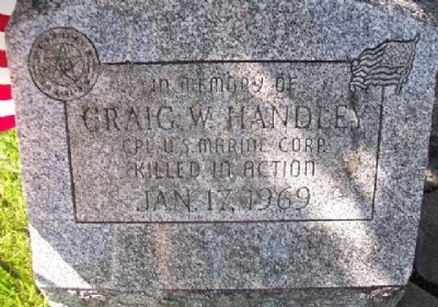 Craig W. Handley Memorial. Click for full size. Craig W. Handley Memorial image. Click for full size.