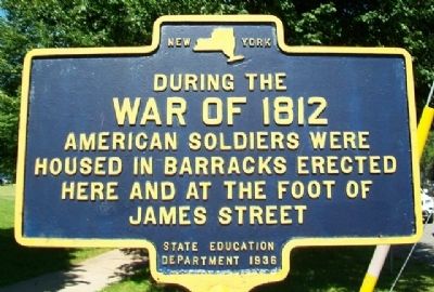 War of 1812 Barracks Marker image. Click for full size.