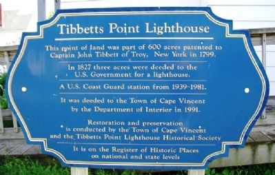 Tibbetts Point Lighthouse Marker image. Click for full size.