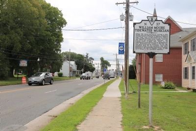 William Moore Tidewater Musician Marker image. Click for full size.