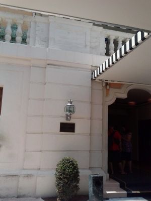 Biltmore Hotel Historic Preservation Award Marker. Click for full size. Biltmore Hotel Historic Preservation Award Marker image. Click for full size.