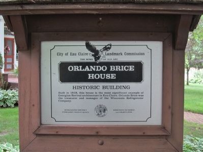 Orlando Brice House Marker image. Click for full size.