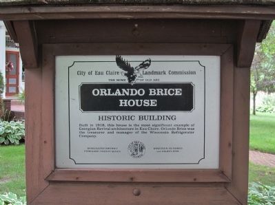 Orlando Brice House Marker. Click for full size. Orlando Brice House Marker image. Click for full size.
