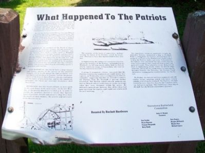 What Happened To The Patriots Marker image. Click for full size.
