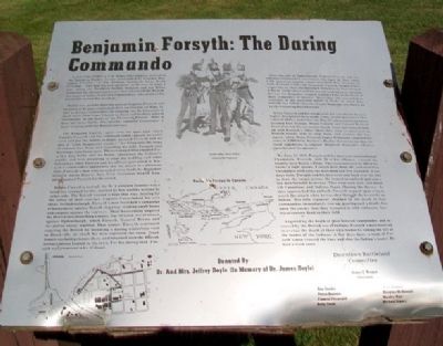 Benjamin Forsyth: The Daring Commando Marker image. Click for full size.