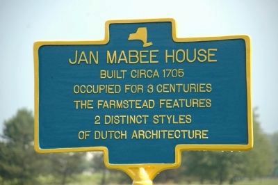 Jan Mabee House Marker image. Click for full size.