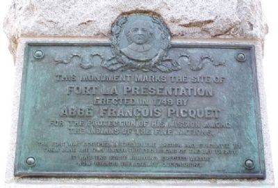 Fort la Présentation Marker. Click for full size. Fort la Présentation Marker image. Click for full size.