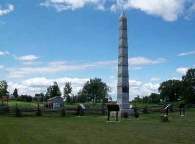 Fort la Prsentation Obelisk and Related Markers image. Click for full size.