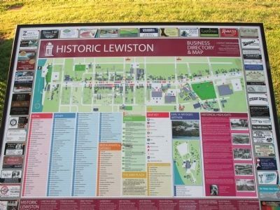Map of Historic Village of Lewiston image. Click for full size.
