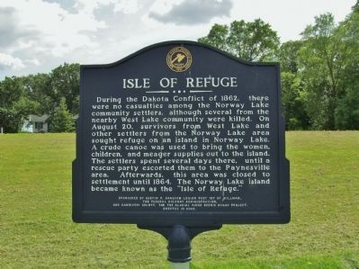 Isle of Refuge Marker. Click for full size. Isle of Refuge Marker image. Click for full size.
