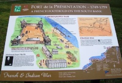 Fort de la Présentation - 1749-1759 Marker image. Click for full size.