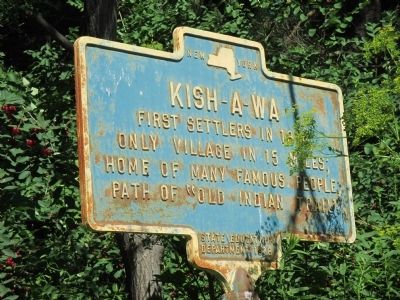 Kish-A-Wa Marker. Click for full size. Kish-A-Wa Marker image. Click for full size.