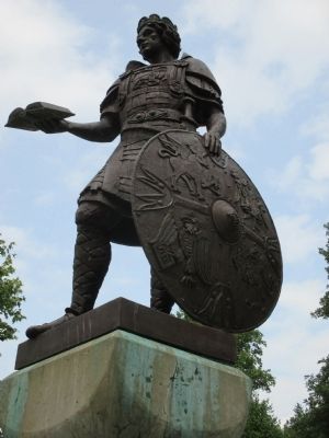 This Statue of King Alfred The Great Marker image. Click for full size.