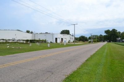 View to east along W. Center Street. Click for full size. View to east along W. Center Street image. Click for full size.