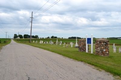 View to west along 10th Road. Click for full size. View to west along 10th Road image. Click for full size.