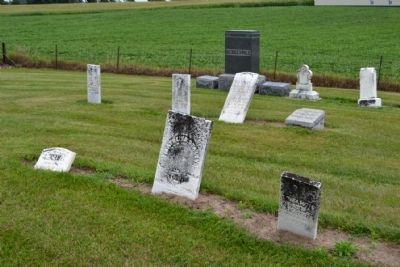 Headstones of Early Cemetery Graves. Click for full size. Headstones of Early Cemetery Graves image. Click for full size.