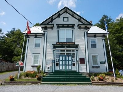 Former Bolton Township Hall and Marker. Click for full size. Former Bolton Township Hall and Marker image. Click for full size.