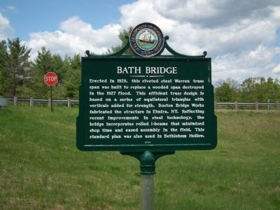 Bath Bridge Marker image. Click for full size.