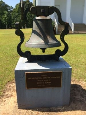 Commemorative Bell at Church image. Click for full size.