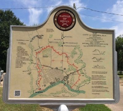 April 2nd, 1865 Battle Defenses Map of Selma, Ala.. Click for full size. April 2nd, 1865 Battle Defenses Map of Selma, Ala. image. Click for full size.