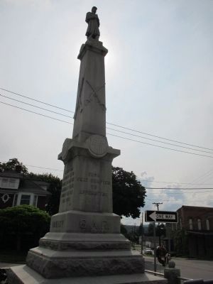 Dansville Civil War Monument (front) image. Click for full size.