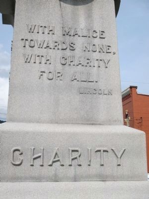 Dansville Civil War Monument (rear) image. Click for full size.
