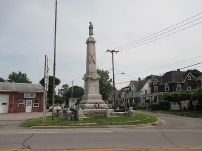Dansville Civil War Monument (right) image. Click for full size.