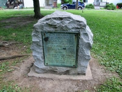 William Powell marker, the Old Burial Ground. Click for full size. William Powell marker, the Old Burial Ground image. Click for full size.