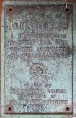 John Tullis plaque image. Click for full size.