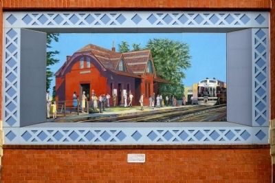 Silver Spring B & O Railroad Station Marker. Click for full size. Silver Spring B & O Railroad Station Marker image. Click for full size.