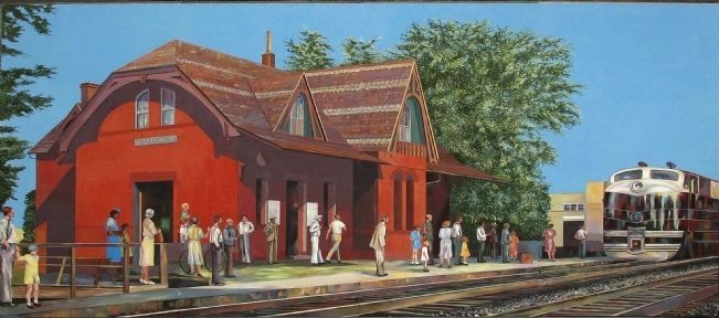Silver Spring B & O Railroad Station. Click for full size. Silver Spring B & O Railroad Station image. Click for full size.