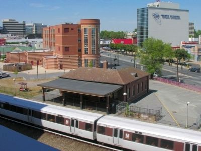 Silver Spring B & O Railroad Station. Click for full size. Silver Spring B & O Railroad Station image. Click for full size.