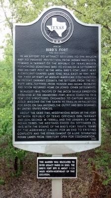 Site of Bird's Fort Marker image. Click for full size.