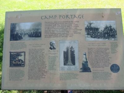 Camp Portage Marker image. Click for full size.