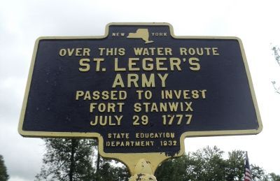 St. Leger’s Army Marker. Click for full size. St. Leger’s Army Marker image. Click for full size.
