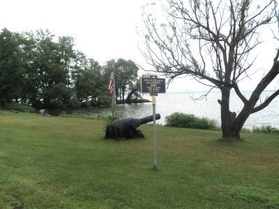 Marker in Bernhards Bay. Click for full size. Marker in Bernhards Bay image. Click for full size.