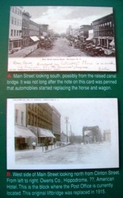 Postcards on Main Street Brockport Enterprises Marker image. Click for full size.
