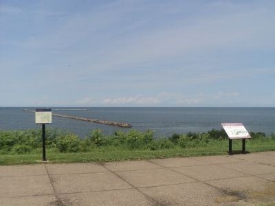 Markers at Fort Ontario image. Click for full size.