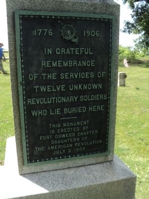 12 Unknown Revolutionary Soldiers Marker image. Click for full size.