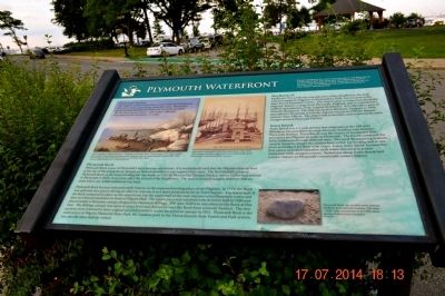 Plymouth Waterfront Marker image. Click for full size.