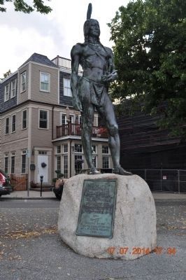Massasoit Marker. Click for full size. Massasoit Marker image. Click for full size.