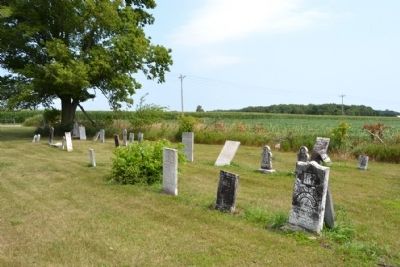 Headstones of Early Cemetery Graves. Click for full size. Headstones of Early Cemetery Graves image. Click for full size.