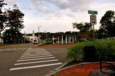 William Bradford Marker in Plymouth Park. Click for full size. William Bradford Marker in Plymouth Park image. Click for full size.