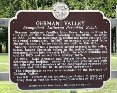 German Valley Marker image. Click for full size.
