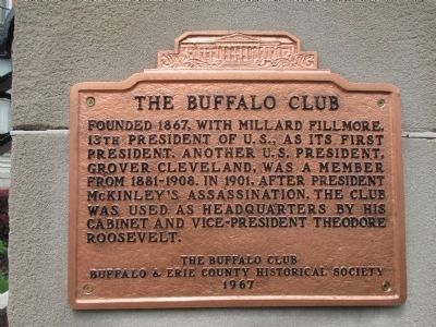 The Buffalo Club Marker image. Click for full size.