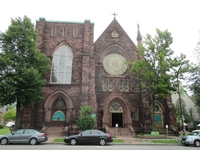 Trinity Church Marker image. Click for full size.